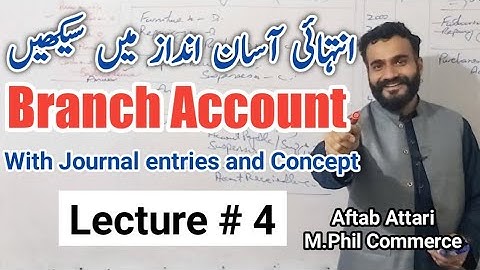 Branch account | advance accounting |