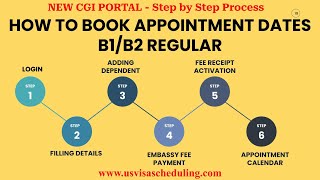 How to book B1/B2 Regular Appointment / www.usvisascheduling.com / Step-by-Step / Add Dependent