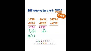 Sčítavanie Uhlov- Hard