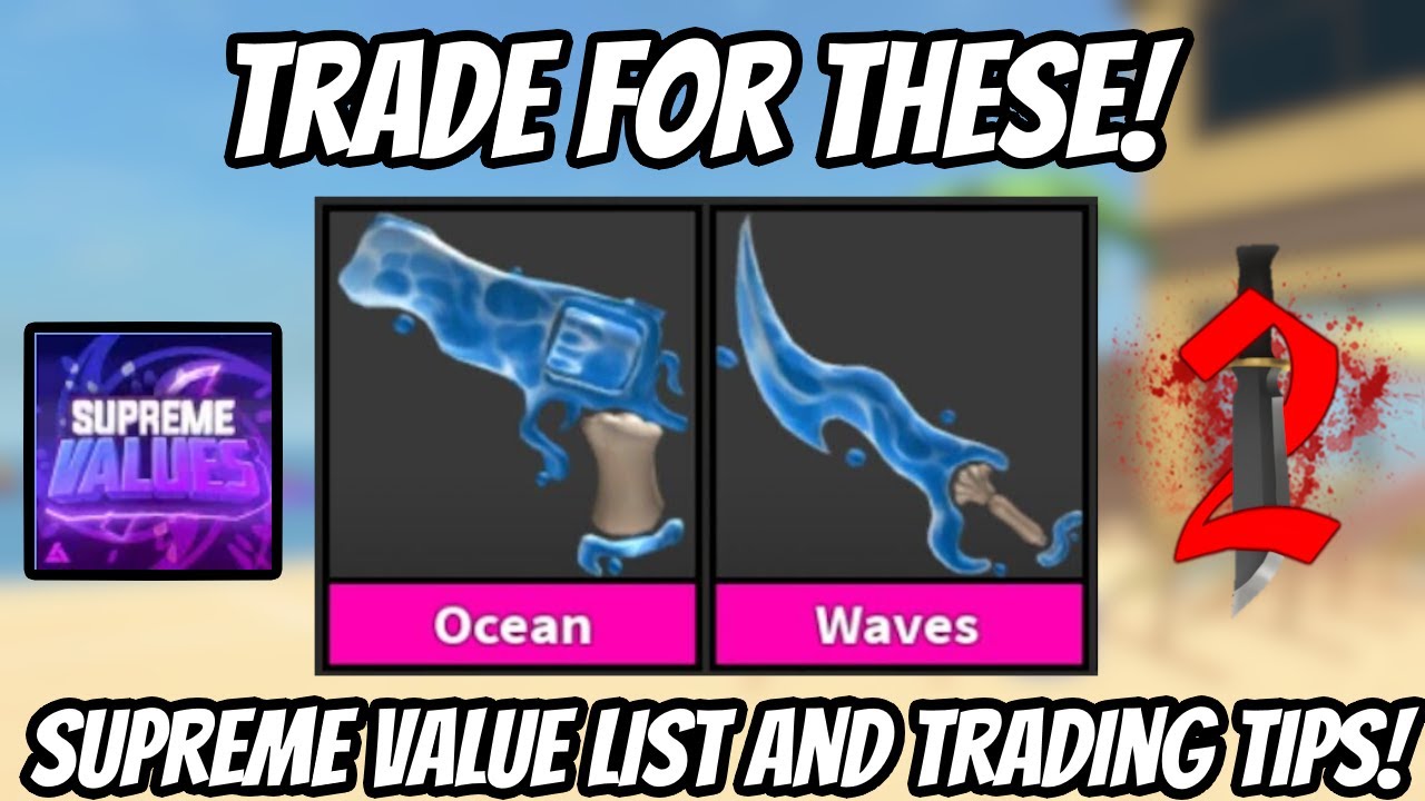 Ocean Set, Trade Roblox Murder Mystery 2 (MM2) Items