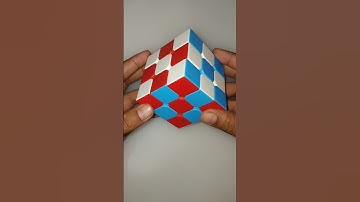 Advanced Checkerboard Pattern on Cube