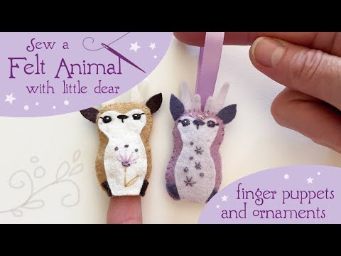 Quick and Easy Sewing Kids Love: 3 Tiny Felt Animals