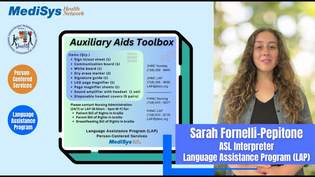 In-Service: Auxiliary Aid Toolbox