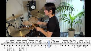 쏜애플(THORNAPPLE)-멸종(Extinction) Drum Cover,Drum Score