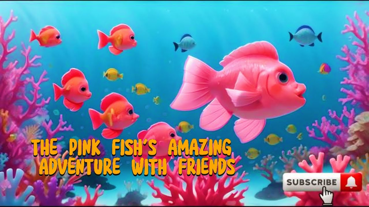 The Pink Fish's Amazing Adventure with Friends | Bedtime Stories for ...