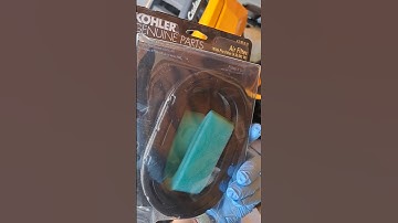 Installing air filter, per the instructions LT 46 Cub Cadet riding mower