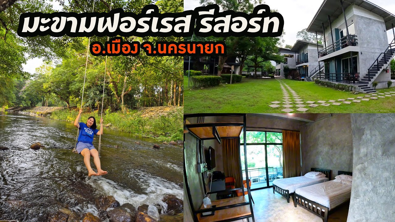 มะขามฟอร์เรส รีสอร์ท อ.เมือง จ.นครนายก ใกล้เขื่อนขุนด่าน #เที่ยวนครนายก #ที่พักนครนายก