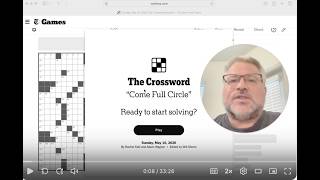 Will the circle be unbroken? NY Times Sunday Crossword for 10 May 2026