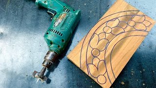 Very Easy Wood Carving With Router Machine by PVJ wood carving 