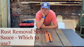 Rust Removal Secret Sauce - what to use