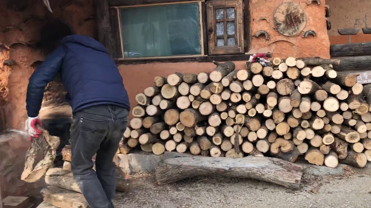 아궁이에 군불때기 | 마음이 편안해지는 영상 | 부여수리재 | 부여가볼만한곳 | 힐링