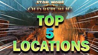 TOP 5 Locations in SWTOR! BEST places to visit!