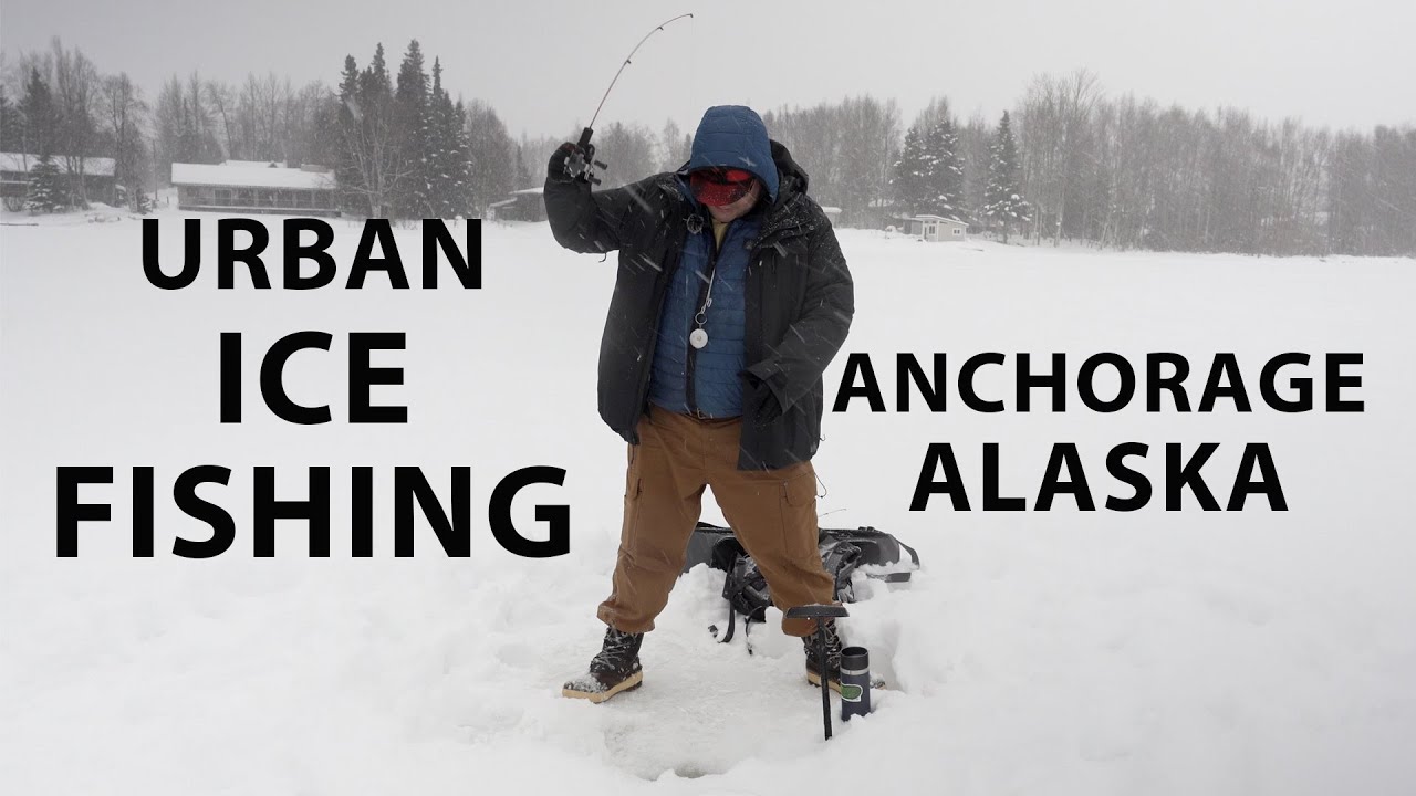Urban Ice Fishing Anchorage Alaska YouTube