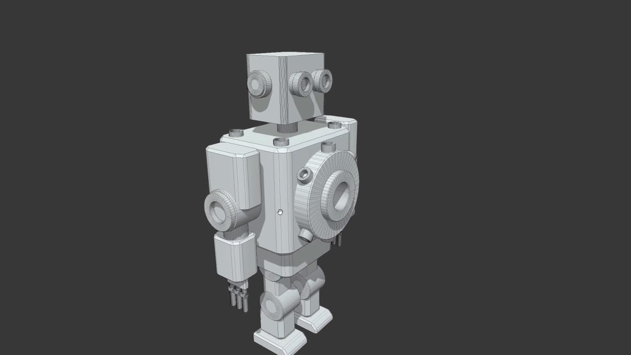 Showing off - Robot in Autodesk Maya 2017