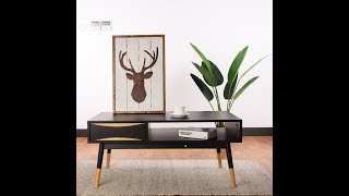 How to Assemble a Coffee Table Modern Oslo Coffee Table