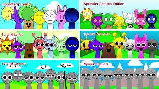 Mix All Together Sprunki Spronkin Vs Sprinkler Scratch Edition Vs Sprunki Lands Vs Sprunki Mon...p5