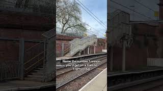 Name the number 1 reason you’d get on a tram to Trafford Bar
