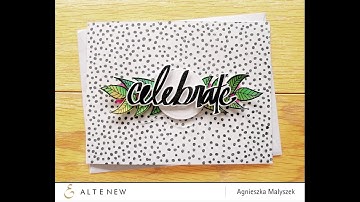 Altenew Stamps Intro - Super Script