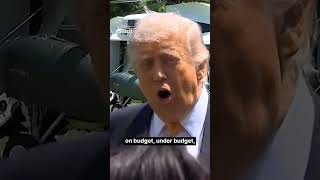 Trump slams reporter for questioning cost of the ballroom.