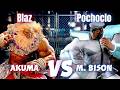 SF6 🔥 Blaz (Akuma) Vs Pochoclo (M. Bison) 🔥 Street Fighter 6