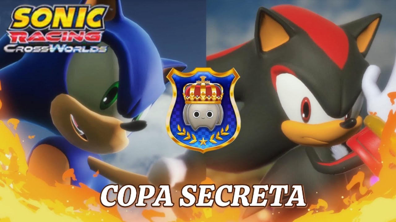 🔥SONIC VS SHADOW🔥Sonic Racing Crossworld - COPA SECRETA