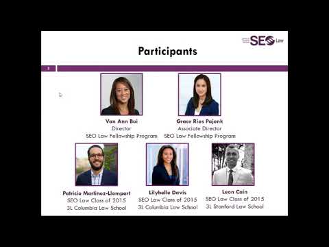 SEO Law Fellowship Overview Webinar Video