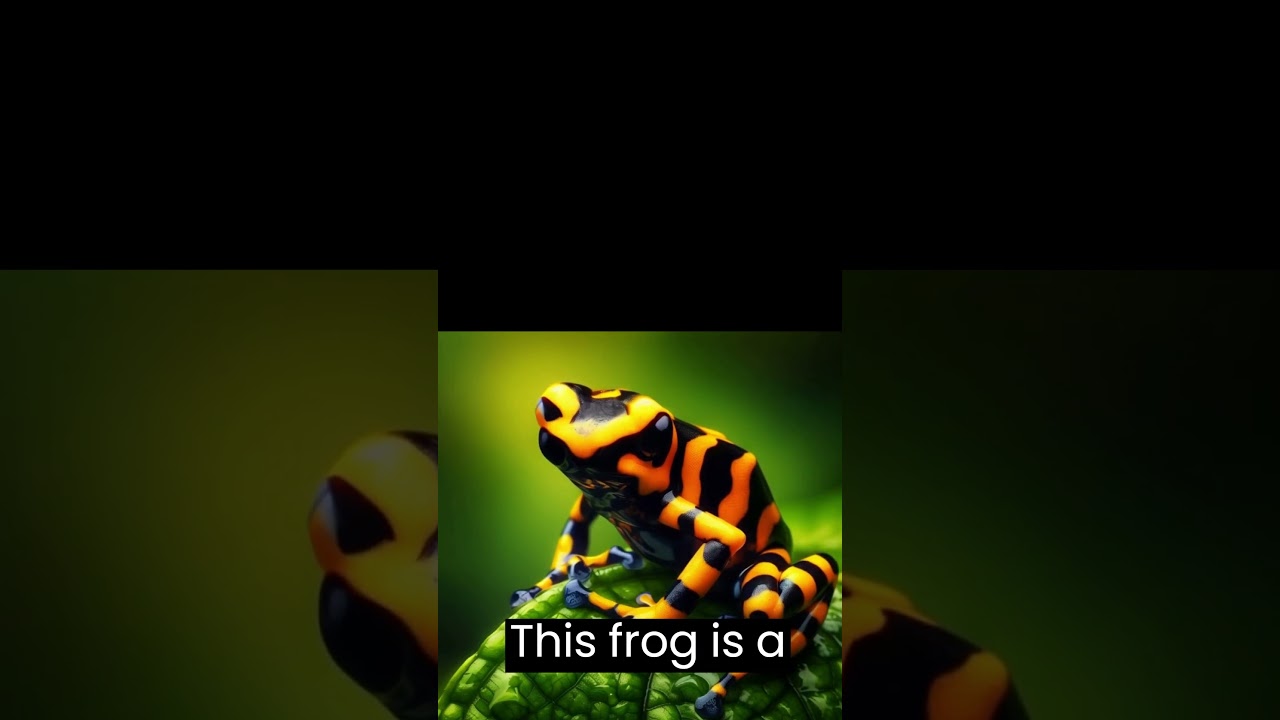 The Yellow Banded Poison Dart Frog