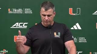 Mario Cristobal Postgame Press Conference After Win Over Central Michigan