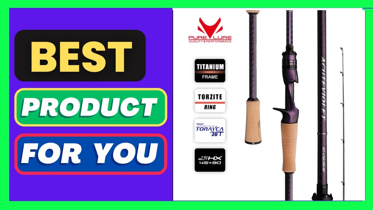 PURELURE ACUTEVIOLET Regular Fast Action Rod TZ Ring TITANIUM