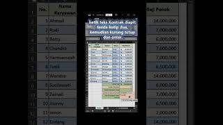 COUNTA COUNTIF dan COUNTIFS bikin kerja efisien! 🚫 rumus basic impact-nya beda kelas💥 #shorts