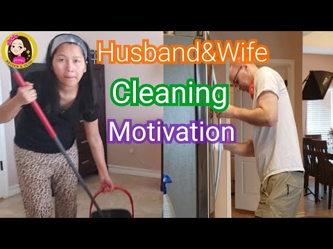 husband & wife clean & organize my house (cleaning motivation)