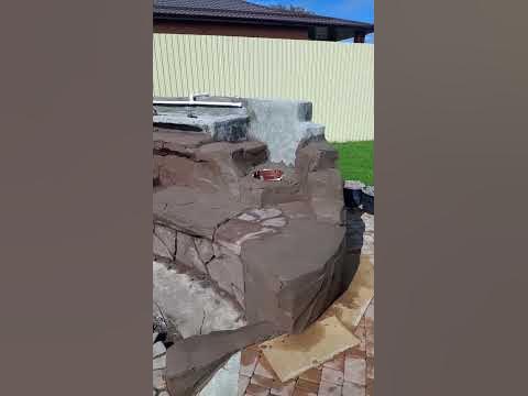 Водопад Арт бетон - YouTube