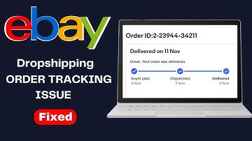 eBay Dropshipping 2024 "ORDER TRACKING" eBay Dropshipping Step by Step eBay Dropshipping Full Course