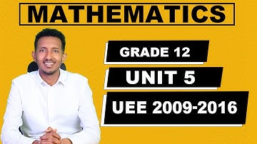 UEE (2008-2016) | Grade 12 maths Unit 5: Mathematical applications In business