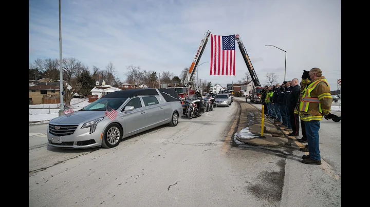 Funeral procession for California Borough Police C...