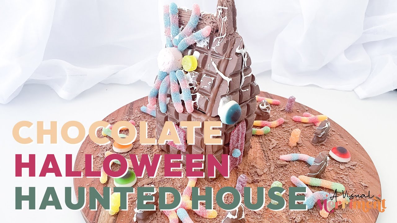 How to Make a Haunted Chocolate Halloween House + Graveyard Simple