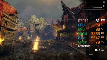 AMD Radeon RX 570 -- Intel Core i3-9100F -- Middle Earth Shadow of Mordor Benchmark