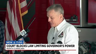 North Carolina judges block GOP law to strip governor’s election board powers