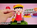 Diy maruko chan sculpting  how to make handi work