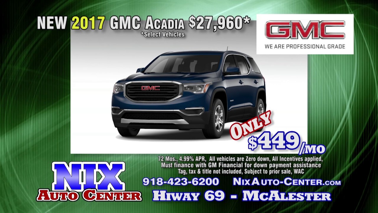 Nix Auto Center in McAlester, OK TV Commercial for May 2017 http