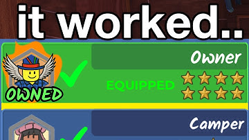 I Unlocked the OWNER CLASS in 99 Nights In The Forest!