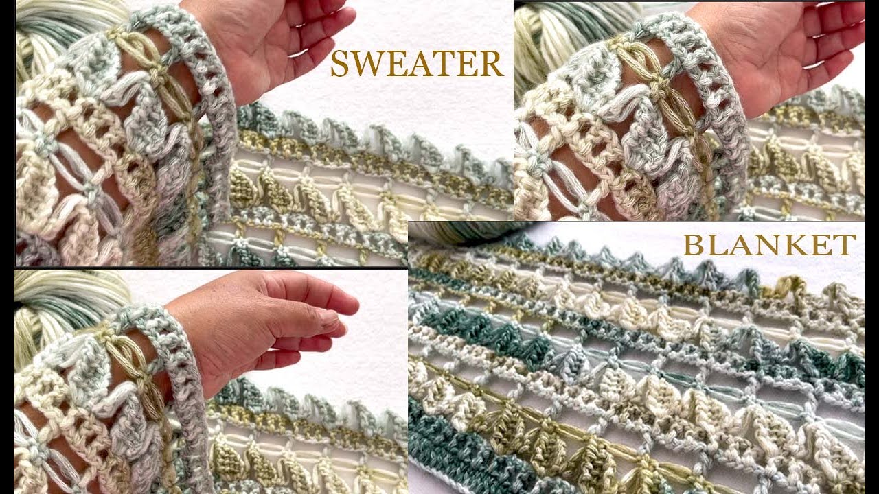 BLUSA SUÉTER CHALECO Cardigan Crochet Bonito Lindo para Mantas