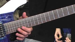2.How to play Main Solo - Walking by Myself - Gary Moore Part 2
