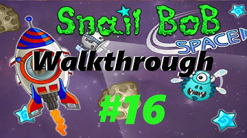 Snail Bob 4: Space - Walkthrough Level 16
