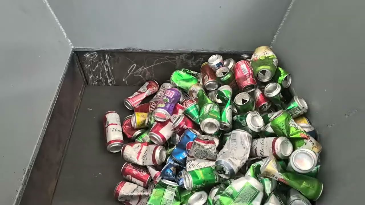 Aluminium Tins Cans Baling Machine