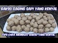 Bakso sapi yang kenyal setelah gagal berkali kali wkwkwkwk