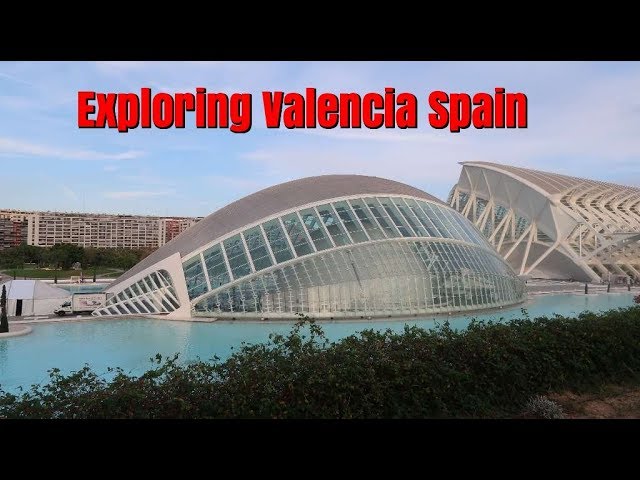 Taking a train to Valencia Spain. Checking out the Beach and a Professional Soccer Game.  Ep100.