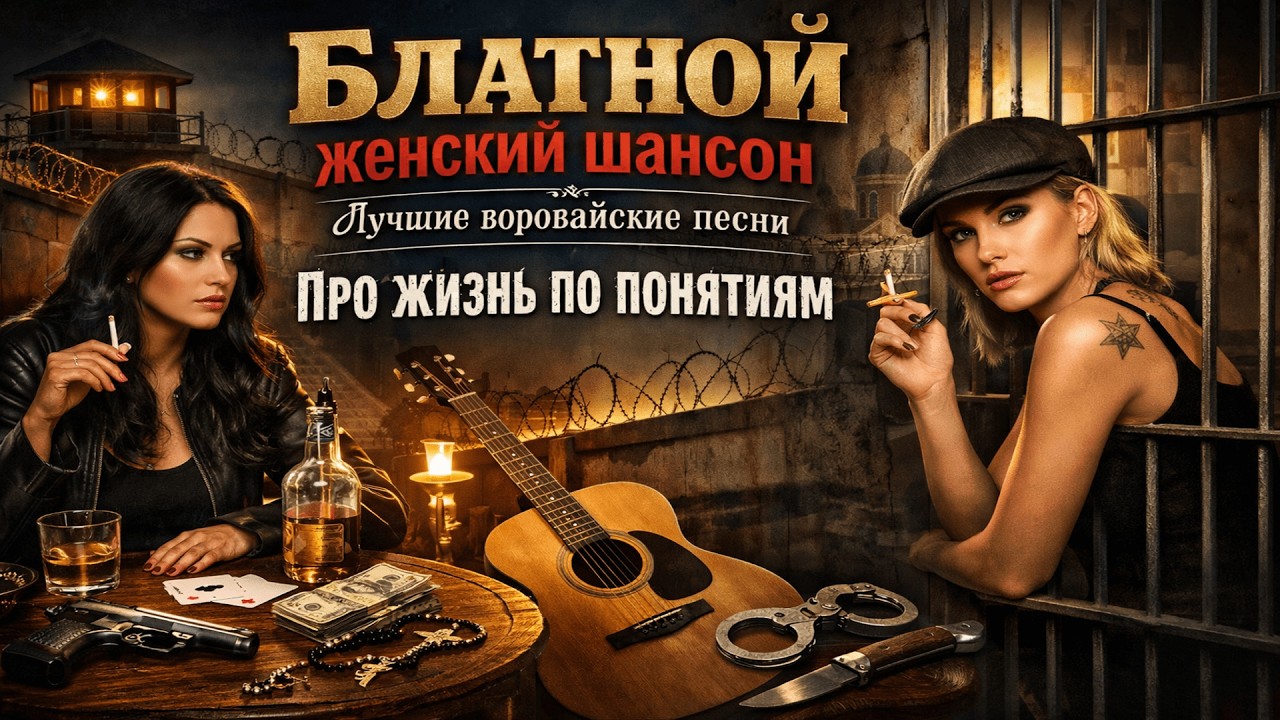 Блатной женский шансон — Лучшие воровайские песни про жизнь по понятиям