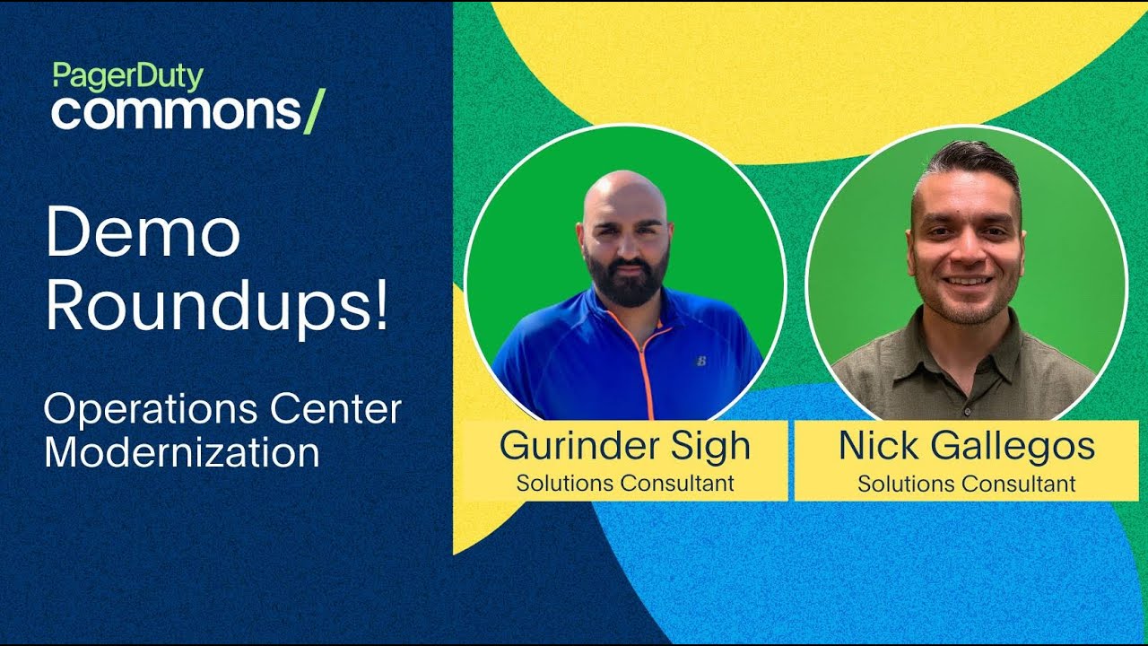 Demo Roundups! Operations Center Modernization - YouTube