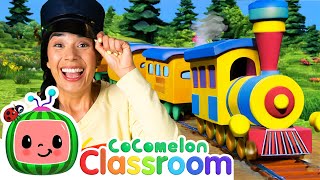 count trains with ms appleberry number learning videos for kids cocomelon classroom